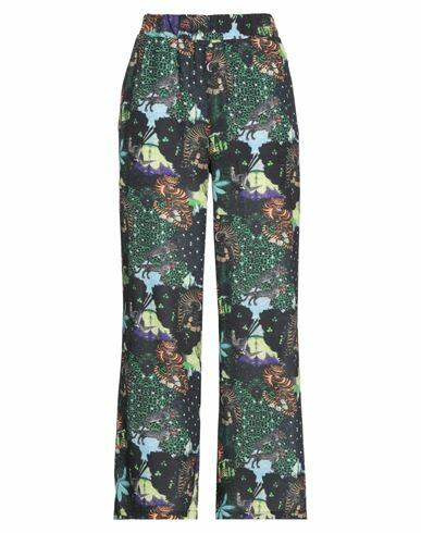 Dimora Woman Pants Dark green Viscose Cover