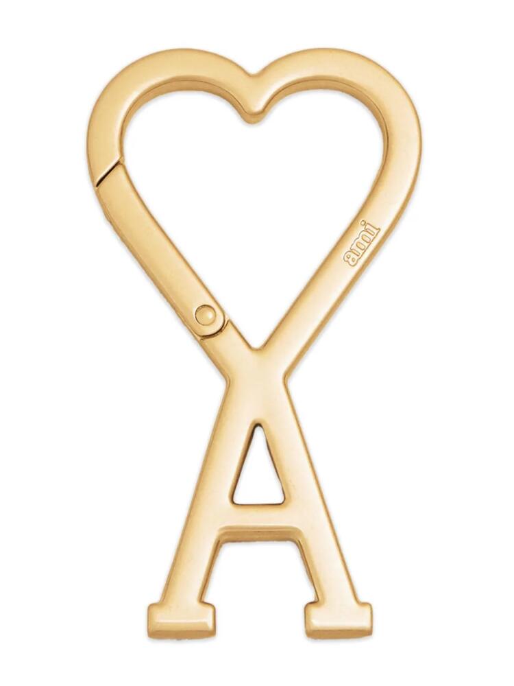 AMI Paris Ami De Coeur hook keyring - Gold Cover