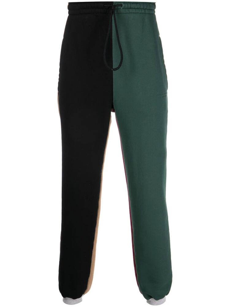 Alexander Wang Colourblock panelled track pants - Green Cover