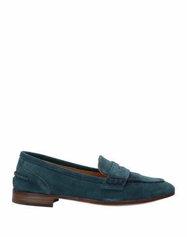 Calpierre Woman Loafers Slate blue Soft Leather Cover