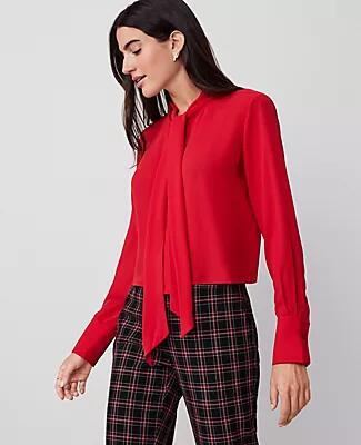 Ann Taylor Modern Bow Blouse Cover