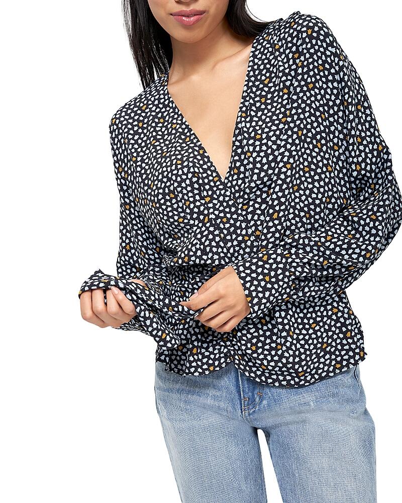 Joie Louisa Faux Wrap Blouse Cover