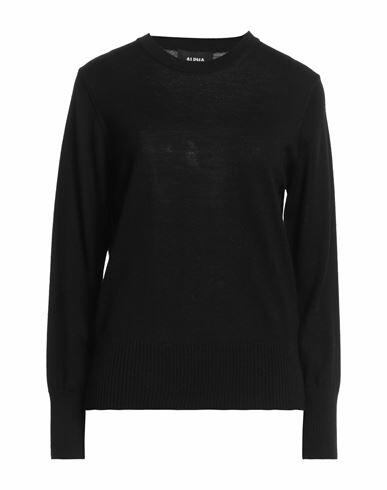 Alpha Studio Woman Sweater Black Merino Wool Cover