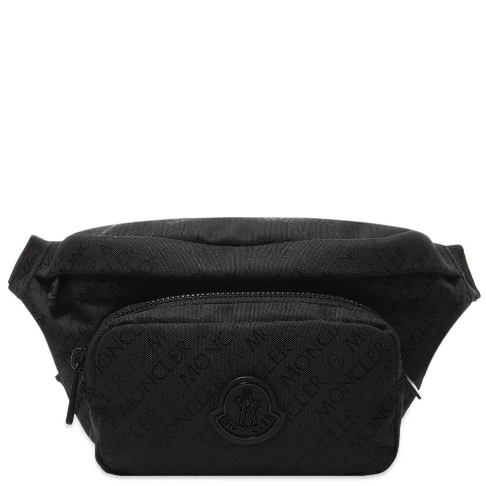 Moncler Men's Durance Repeat Logo Bumbag in Black Cover