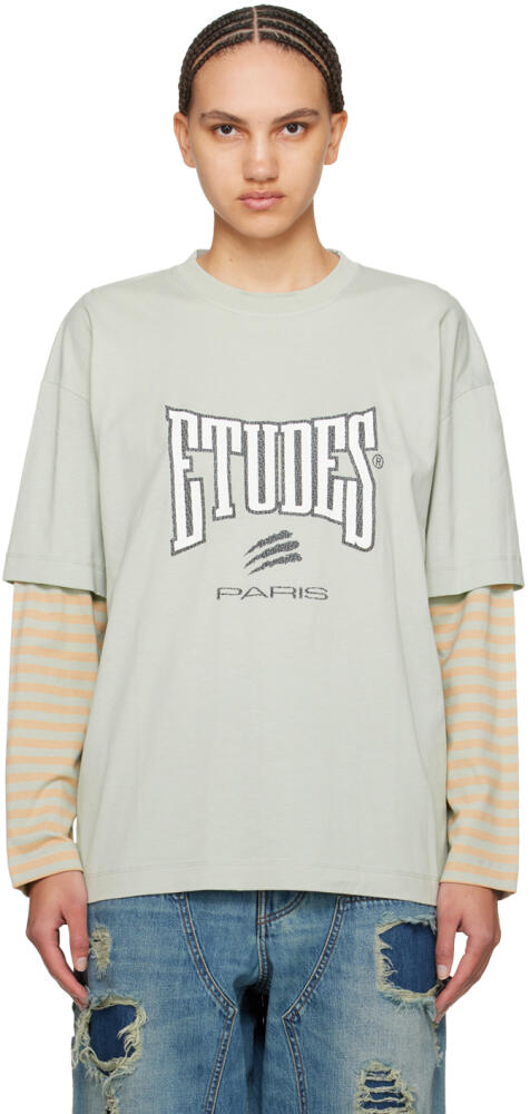 Études Gray Goudron Boxing Long Sleeve T-Shirt Cover