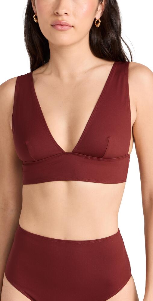 A. L.C. Cora Bikini Top Syrah Cover