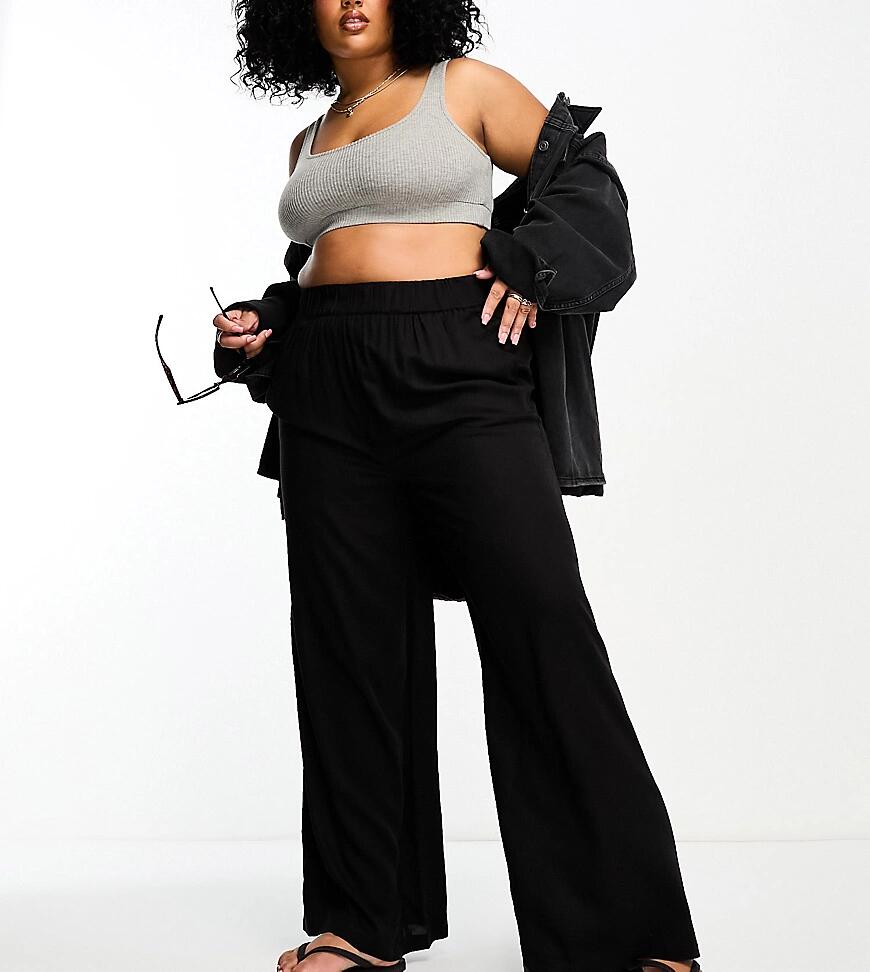 Yours wide leg pants in black Cover