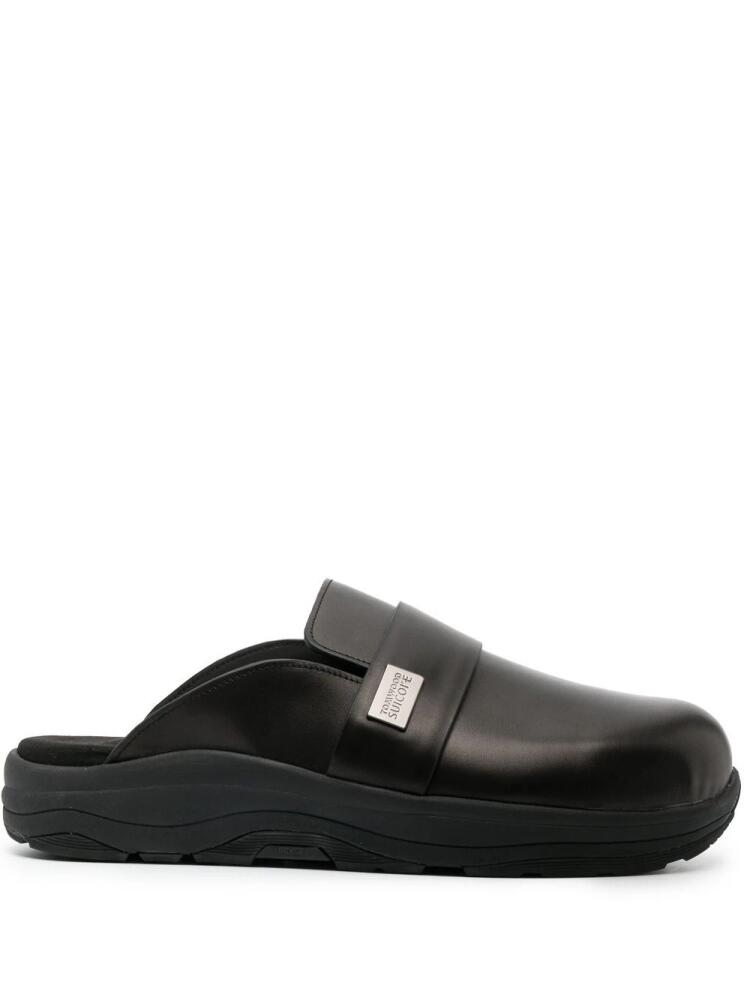 Tom Wood x Suicoke leather sandals - Black Cover