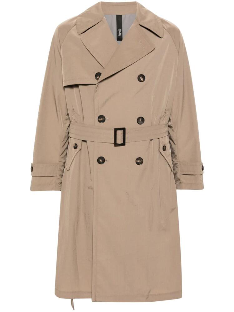 Hevo Appia double-breasted trench coat - Neutrals Cover