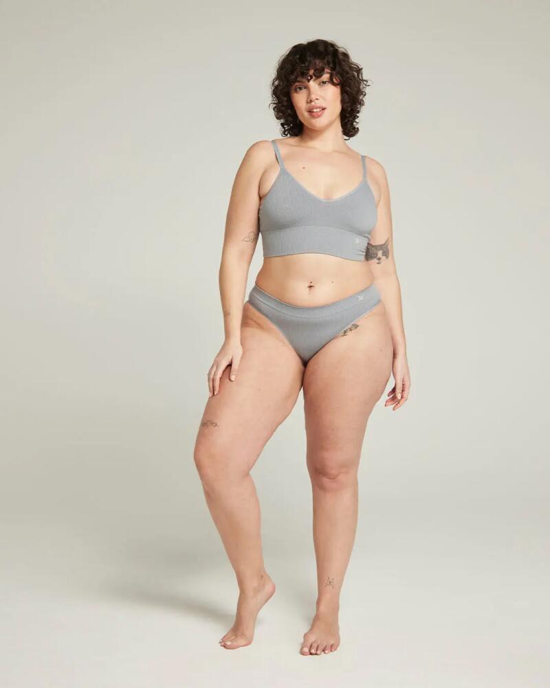 Nudea The TENCEL High Leg Brief in Storm Grey Cover