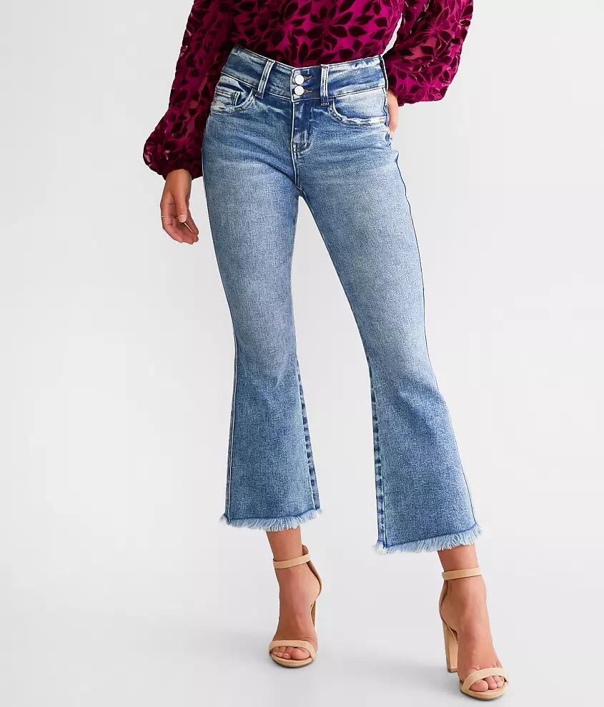 Flying Monkey Mid-Rise Cropped Flare Stretch Jean Cover