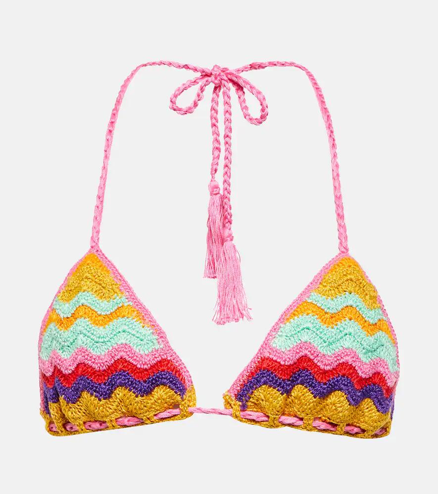 Anna Kosturova Crochet cotton bikini top Cover