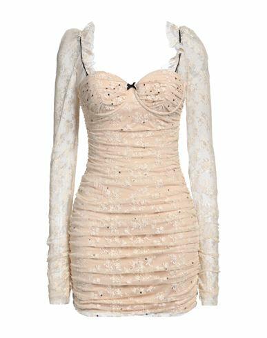 Aniye By Woman Mini dress Beige Polyamide, Elastane Cover