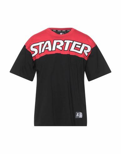 Starter Man T-shirt Black Cotton Cover