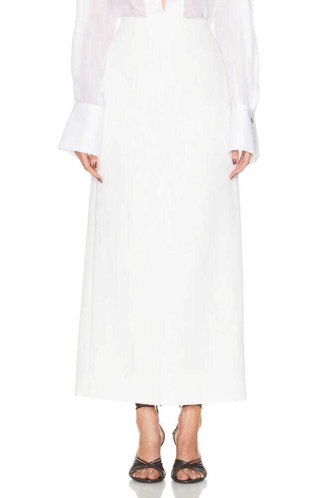 Ferragamo Maxi Skirt in White Cover