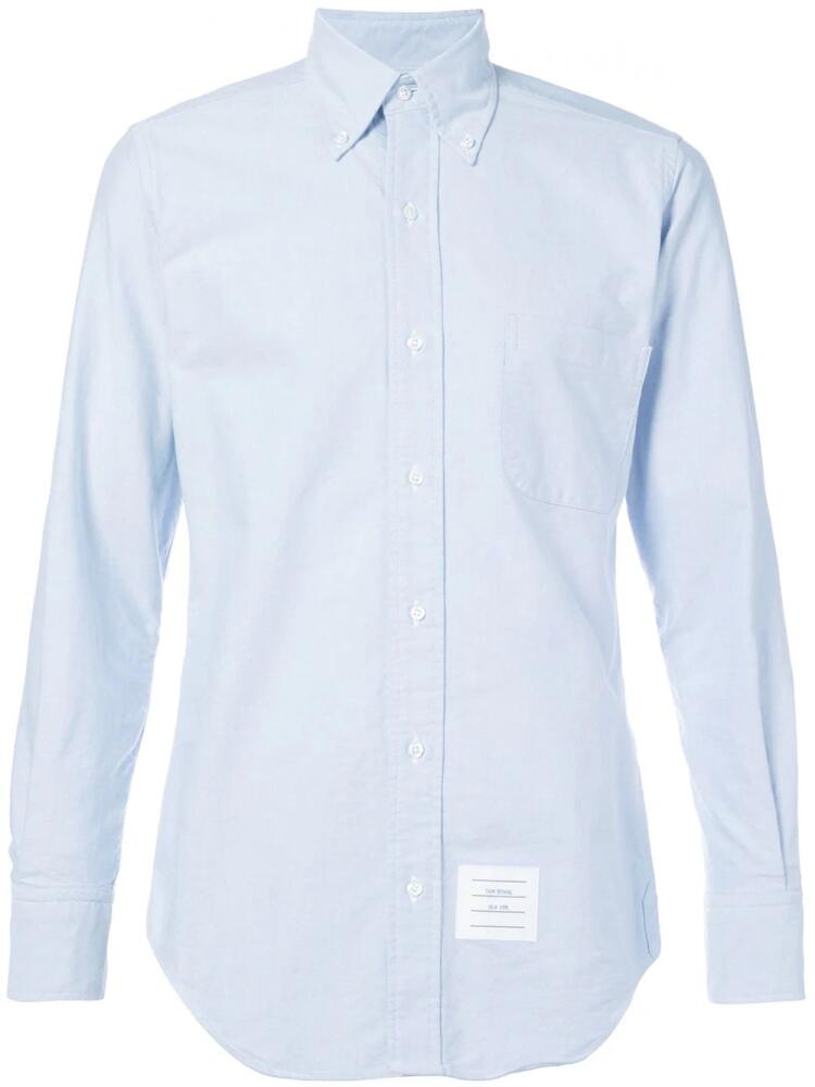 Thom Browne slim Oxford Shirt - Blue Cover