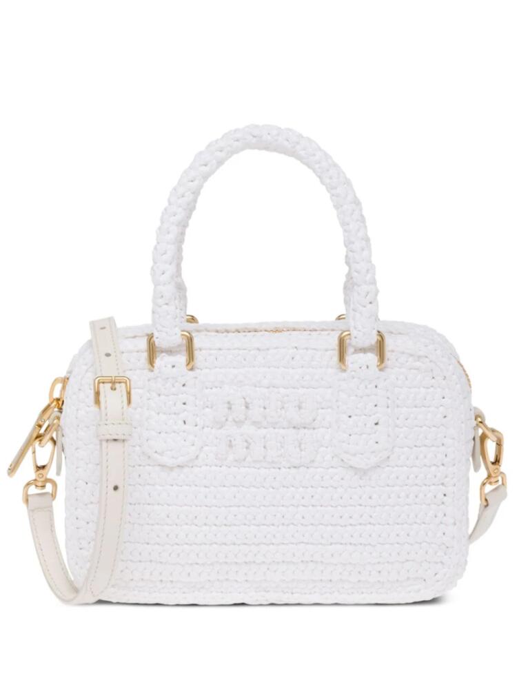 Miu Miu crochet mini bag - White Cover