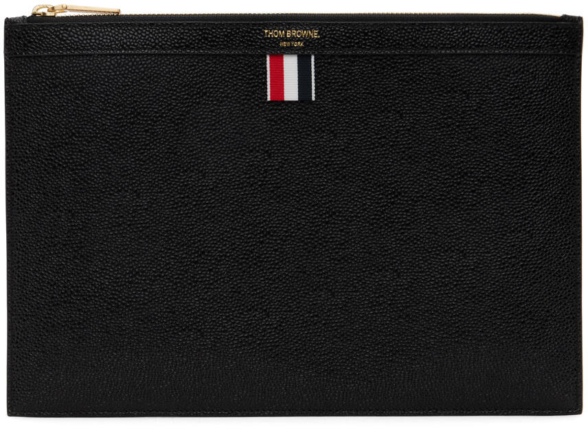 Thom Browne Black Small Document Holder Cover