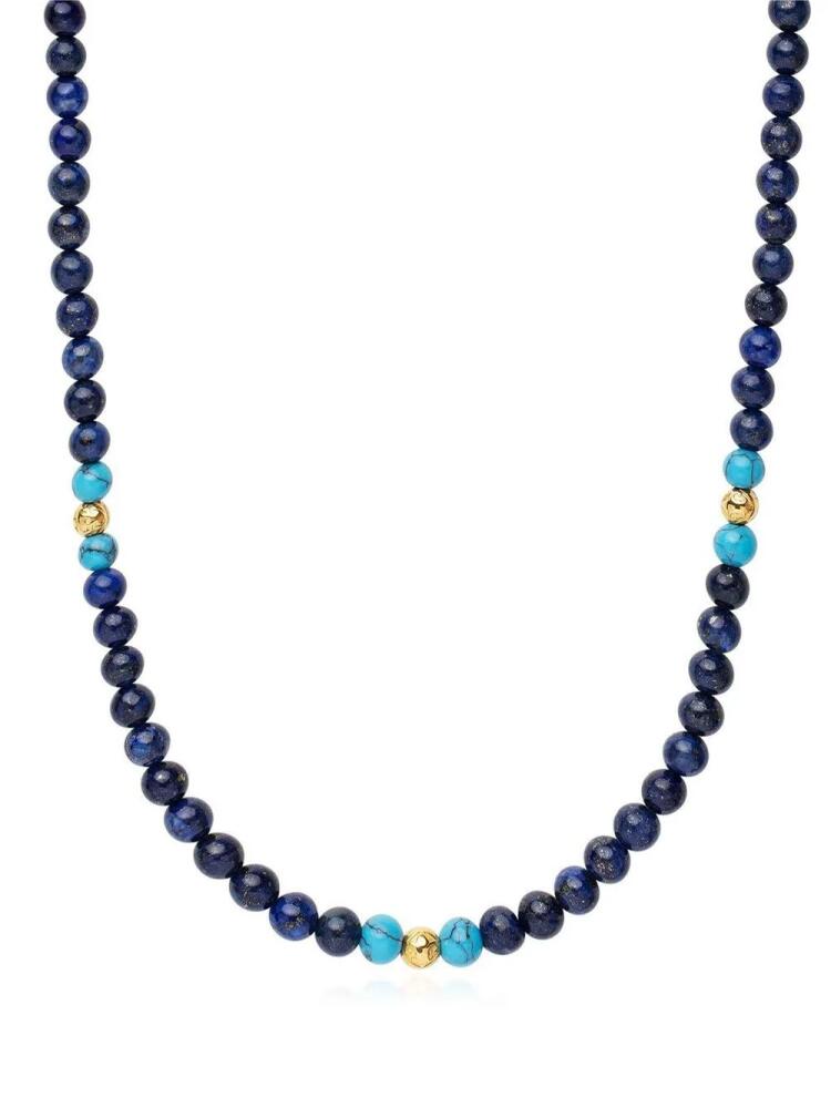 Nialaya Jewelry beaded gemstone necklace - Blue Cover