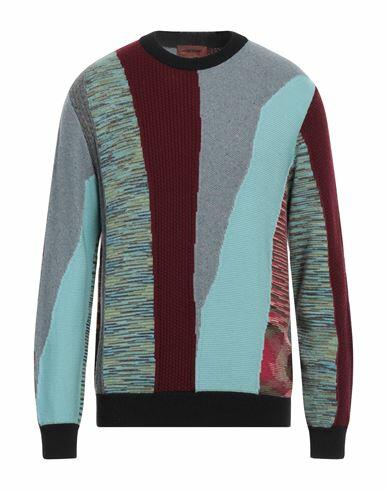 Missoni Man Sweater Turquoise Wool, Cashmere, Silk, Polyamide, Viscose Cover