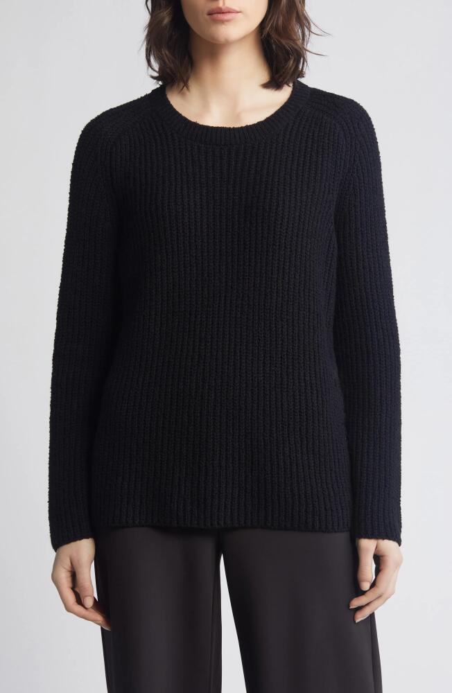 Eileen Fisher Organic Cotton Sweater in Black Cover