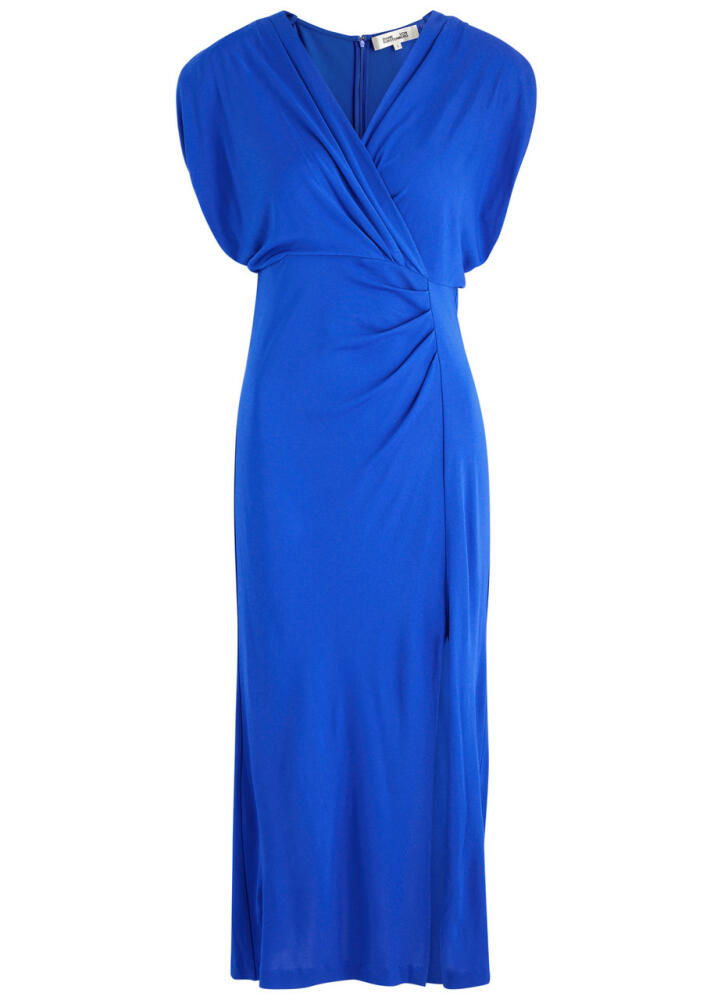 Diane Von Furstenberg Williams Jersey Midi Dress - Blue Cover