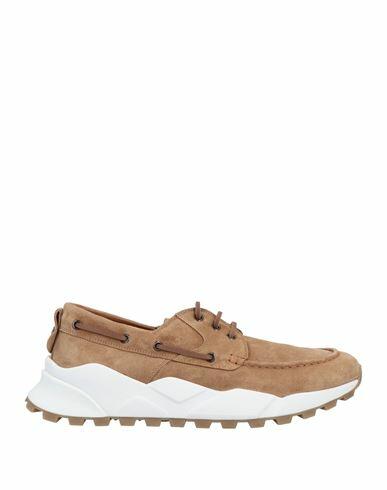 Voile Blanche Man Sneakers Camel Soft Leather Cover