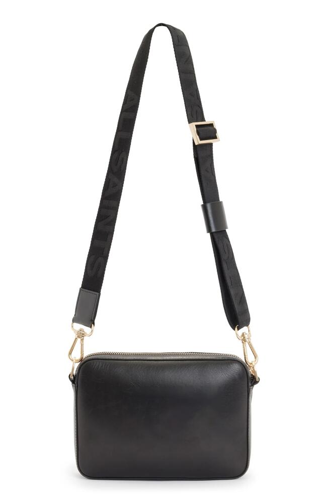 AllSaints Lucile Leather Crossbody Bag in Black Cover