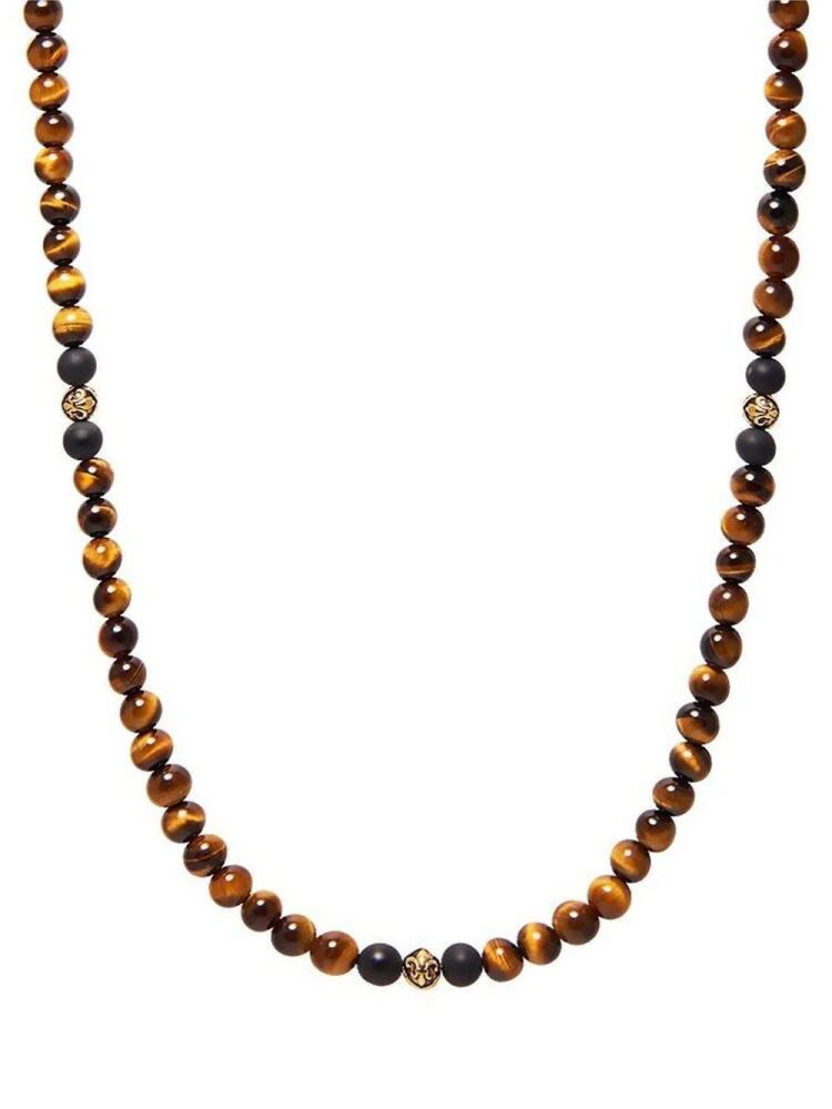 Nialaya Jewelry beaded tiger eye necklace - Brown Cover