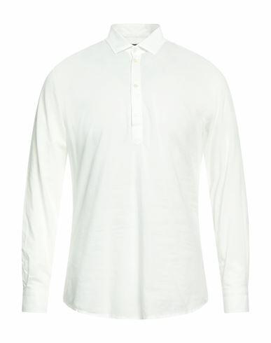 Messagerie Man Shirt White Size 16 ½ Cotton Cover