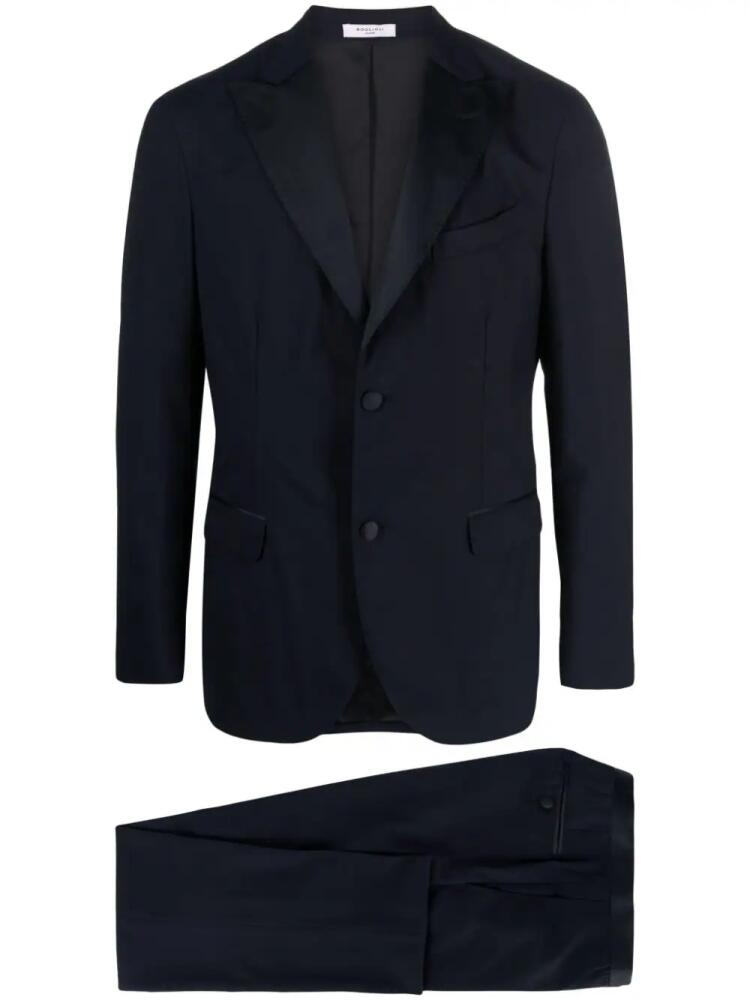 Boglioli virgin-wool dinner suit - Blue Cover