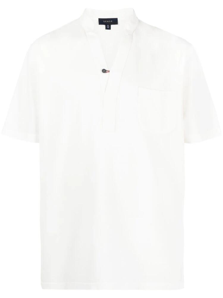 Sease short-sleeved polo shirt - White Cover