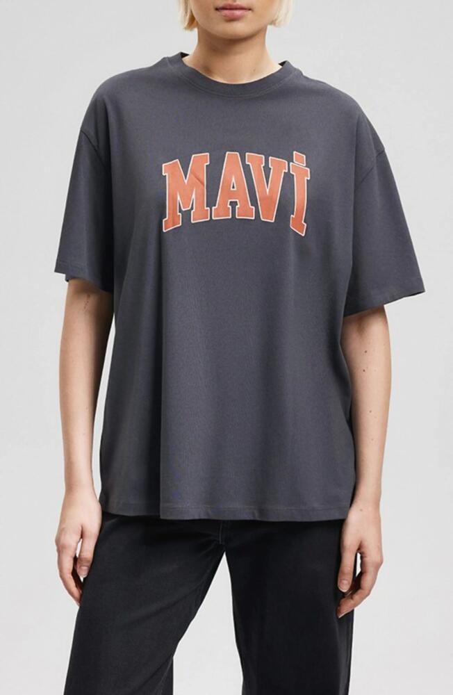 Mavi Jeans Graphic T-Shirt in Phantom Cover