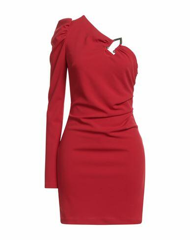 Aniye By Woman Mini dress Red Polyester, Elastane Cover