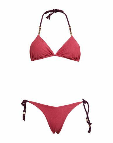 Miss Bikini Luxe Woman Bikini Fuchsia Polyamide, Elastane, Metallic fiber Cover