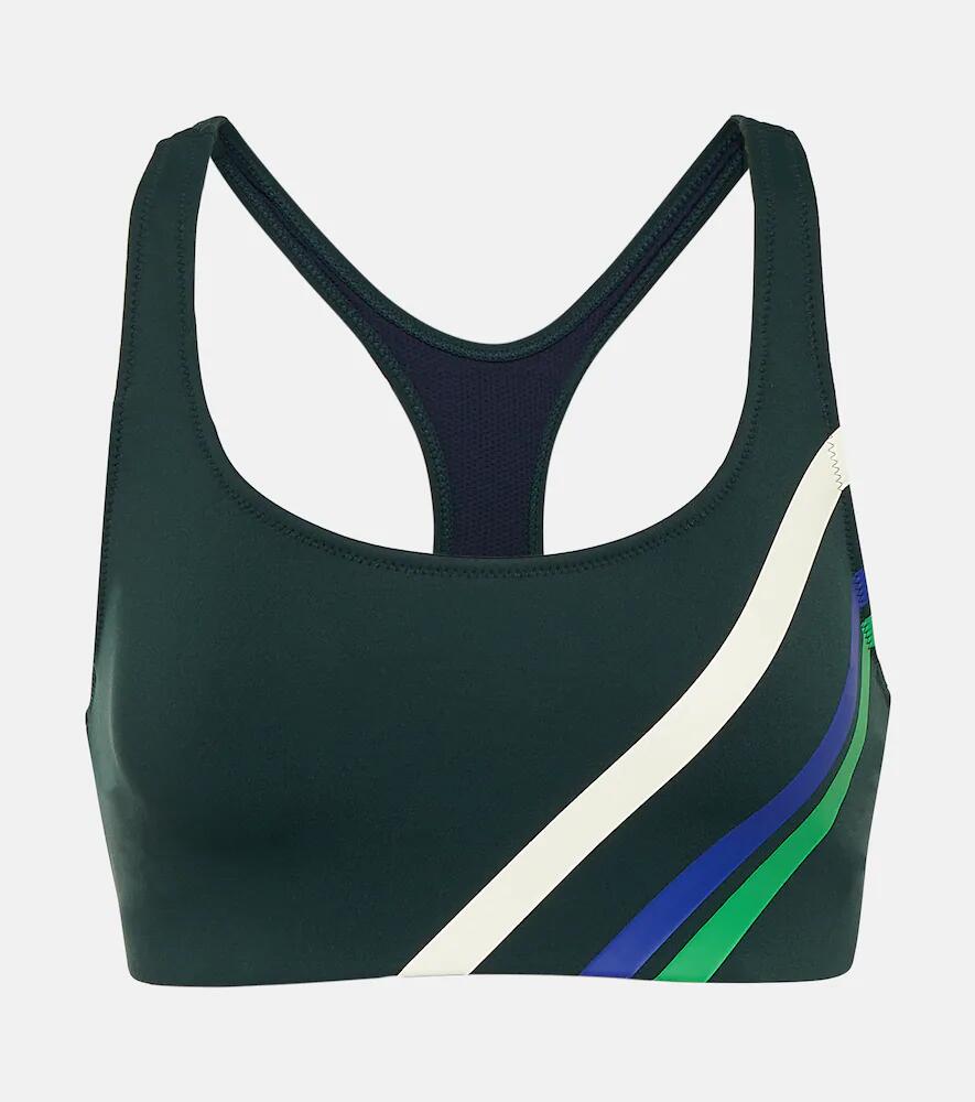 Tory Sport Striped racerback sports bra Cover