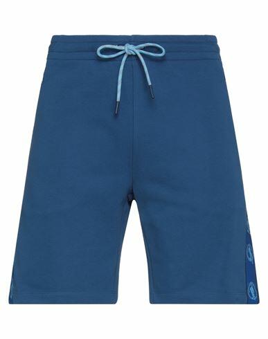 Bikkembergs Man Shorts & Bermuda Shorts Midnight blue Cotton, Polyester Cover