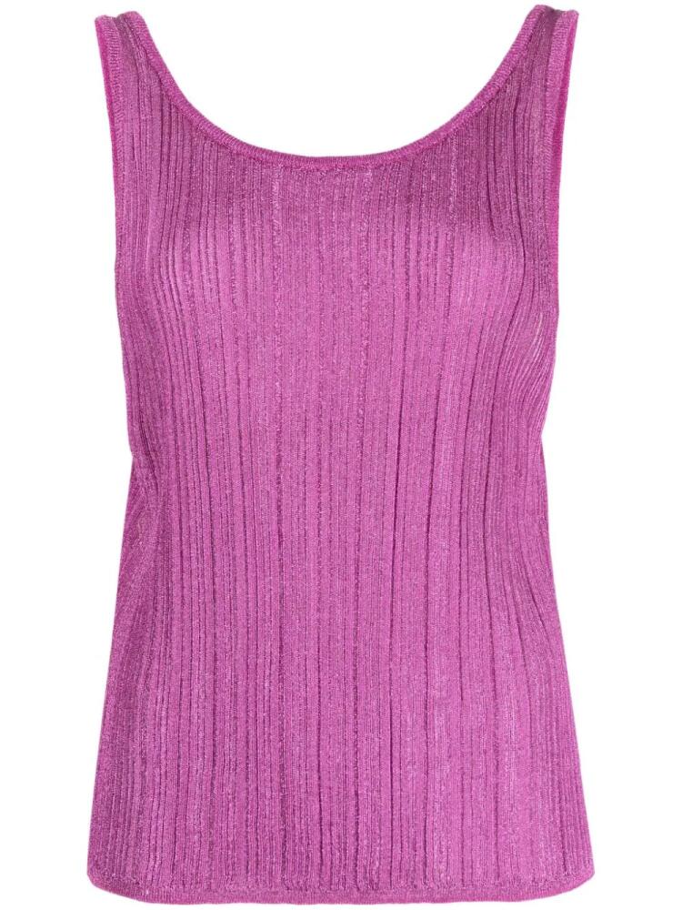 Ba&Sh metallic-threading sleeveless top - Pink Cover