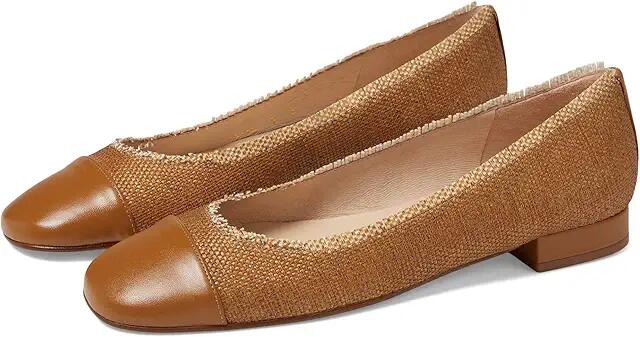 French Sole Imply (Tan Raffia) Women's Shoes Cover