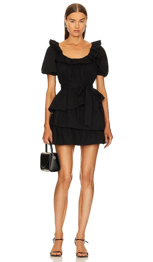 Tularosa Christa Mini Dress in Black Cover