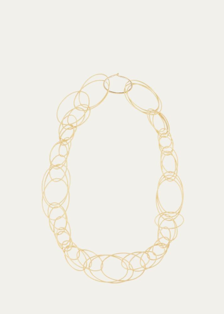 Buccellati Hawaii 18K Yellow Gold Oval Link Necklace Cover