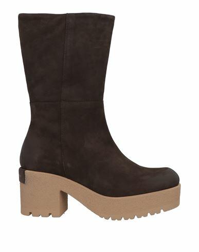 Patrizia Bonfanti Woman Ankle boots Dark brown Leather Cover