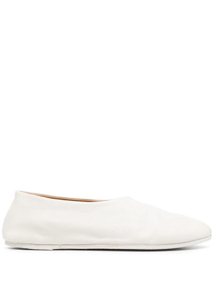 Marsèll leather slip-on slippers - Neutrals Cover