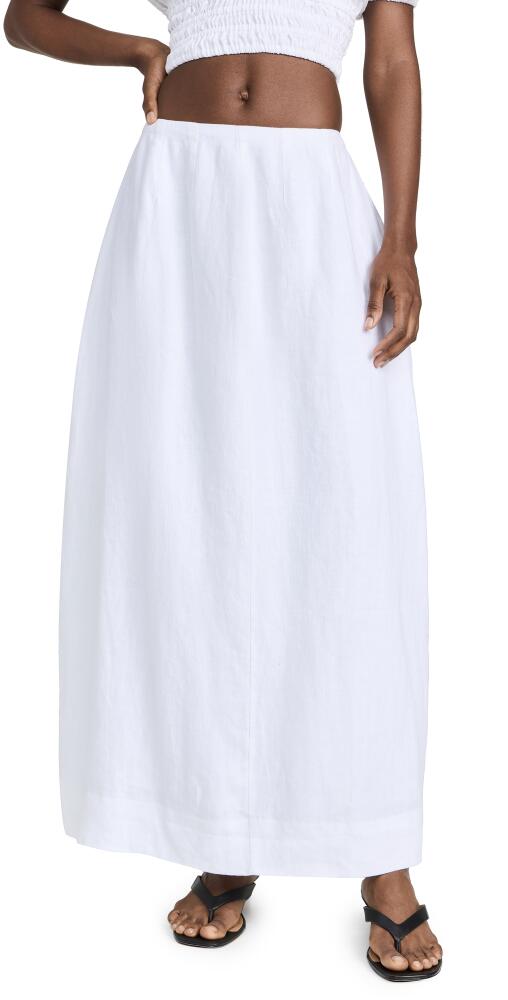 FAITHFULL THE BRAND Soleil Skirt White Cover