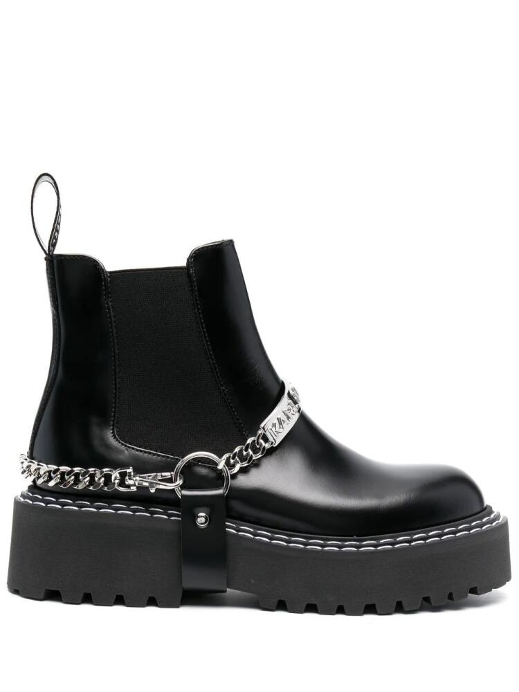 Karl Lagerfeld Patrol II K-chain boots - Black Cover