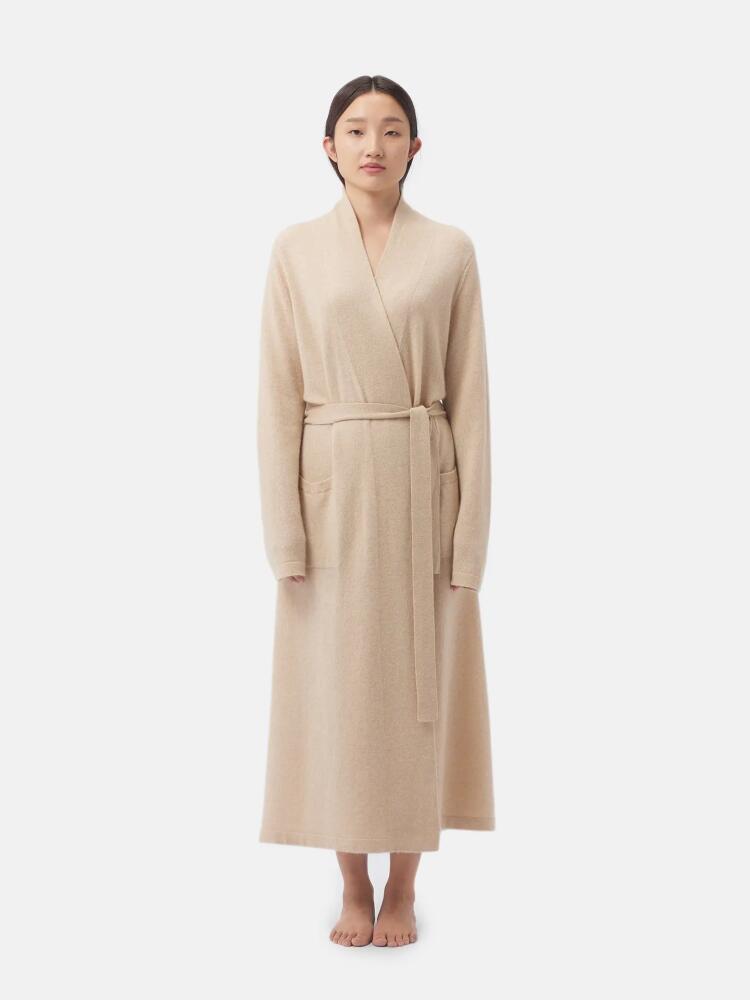 Gobi Cashmere Long Cashmere Robe in Beige Cover