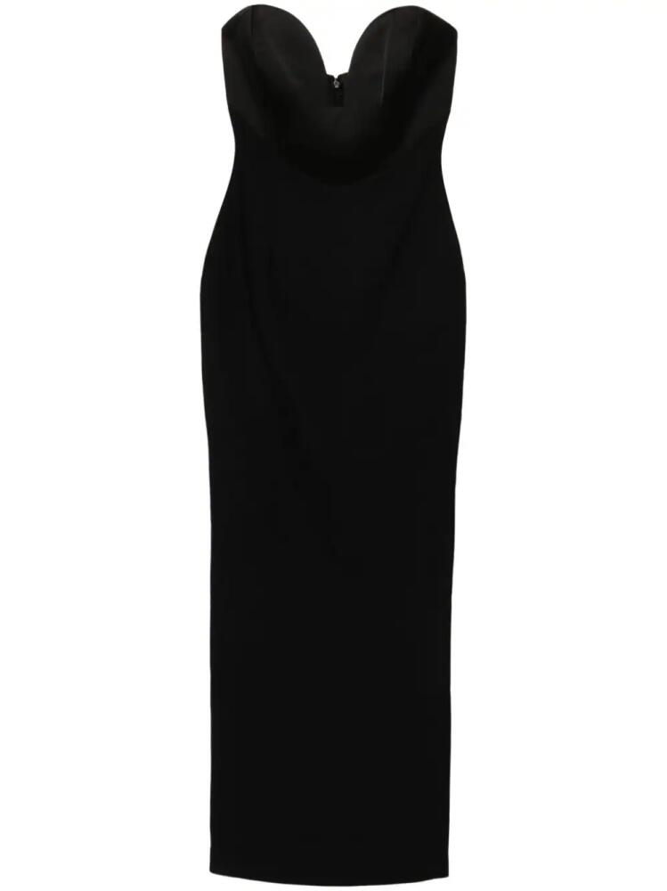 The New Arrivals Ilkyaz Ozel Vera maxi dress - Black Cover