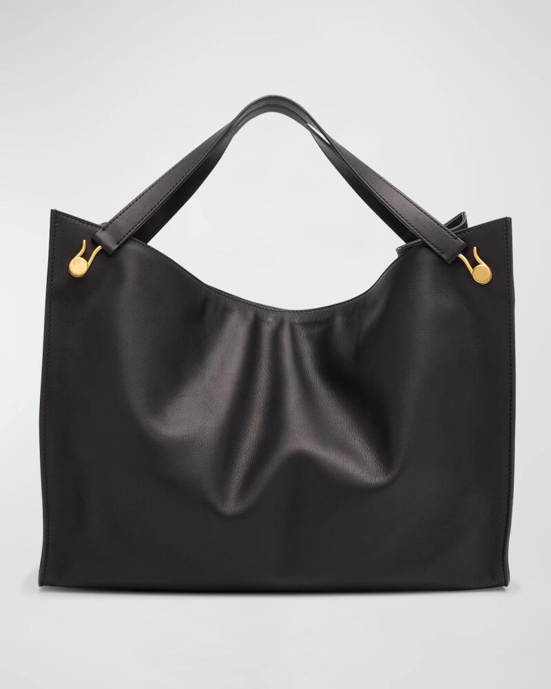 THE ROW Alexia Tote in Saddle Leather Cover