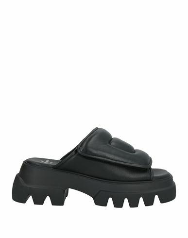 Copenhagen Studios Woman Sandals Black Leather Cover