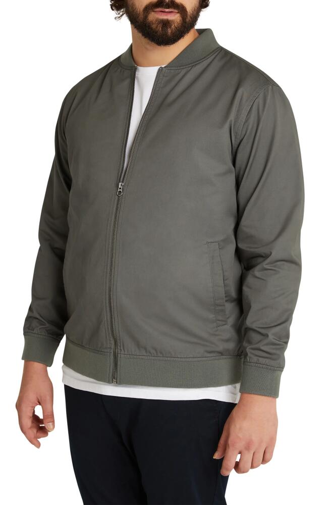 Johnny Bigg Dougie Cotton Bomber Jacket in Sage Cover